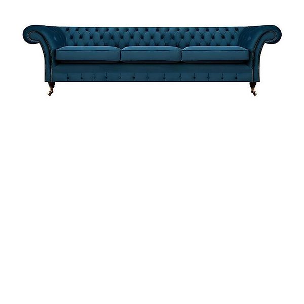 Xlmoebel Chesterfield-Sofa Wohnzimmer-Sofagarnitur im Designer-Stil Chester günstig online kaufen