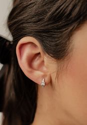 Hey Happiness Paar Creolen Silber 925 günstig online kaufen