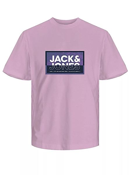 Jack & Jones T-Shirt "JCOLOGAN SUMMER PRINT TEE CREW NECK FST" günstig online kaufen