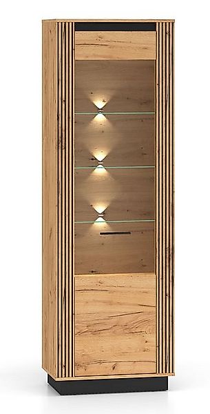 Feldmann-Wohnen Vitrine Urso (mit Türen, mit Einlegeböden, mit Kleiderstang günstig online kaufen