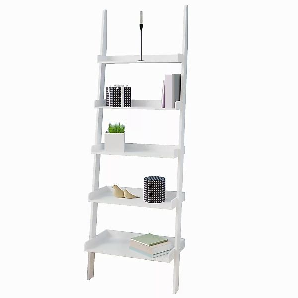Casaria Leiterregal, mit 5 Ebenen 180x64x37cm günstig online kaufen