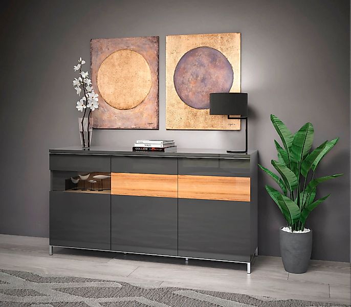 Places of Style Sideboard "Onyx", Kommode mit Soft-Close-Funktion günstig online kaufen