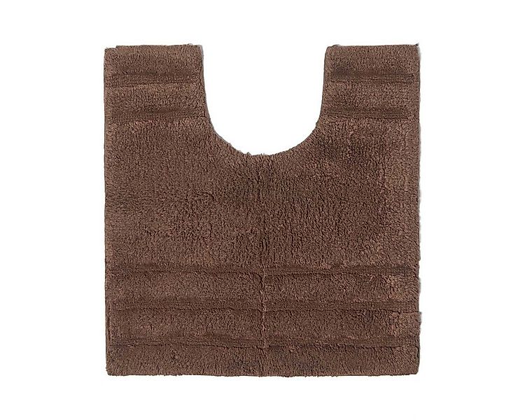Homescapes Badematte WC Vorleger Spa Supreme Braun, Höhe 30 mm, WC Vorleger günstig online kaufen