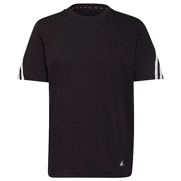 Adidas Fi 3 Stripes Kurzarm T-shirt XS White günstig online kaufen