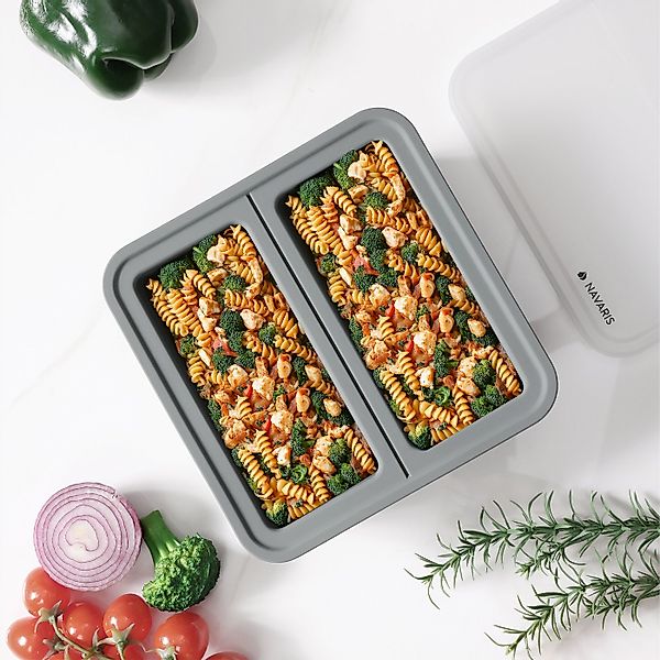 Navaris Aufbewahrungsbox XXL Eiswürfelform aus Silikon Suppenwürfel Gefrier günstig online kaufen