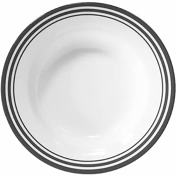 Fink Pastateller »Moments« Ø 30 cm, Porzellan mit 3 Streifen günstig online kaufen