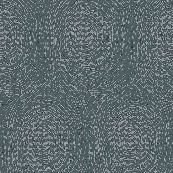 PROFHOME 333731-GU Grafik Tapete Abstrakt Matt Blau Silber 0,53 m x 10,05 m günstig online kaufen