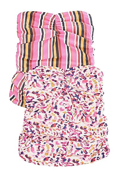 Next Tankini-Top Wendebares Bandeau-Tankini Oberteil mit Raffung (1-St) günstig online kaufen