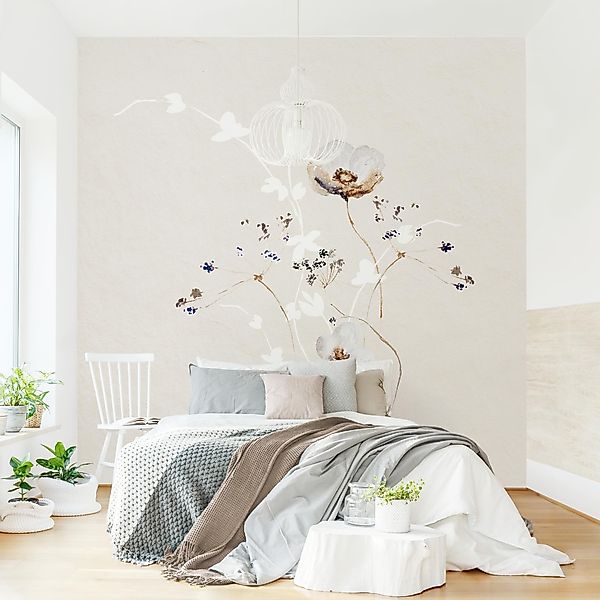 Bilderdepot24 Fototapete Blumen Japanisches Ikebana Blumentapete günstig online kaufen