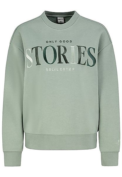 SUBLEVEL Sweatshirt Damen Pullover kuschelig weich Flauschig Sweater Crewne günstig online kaufen