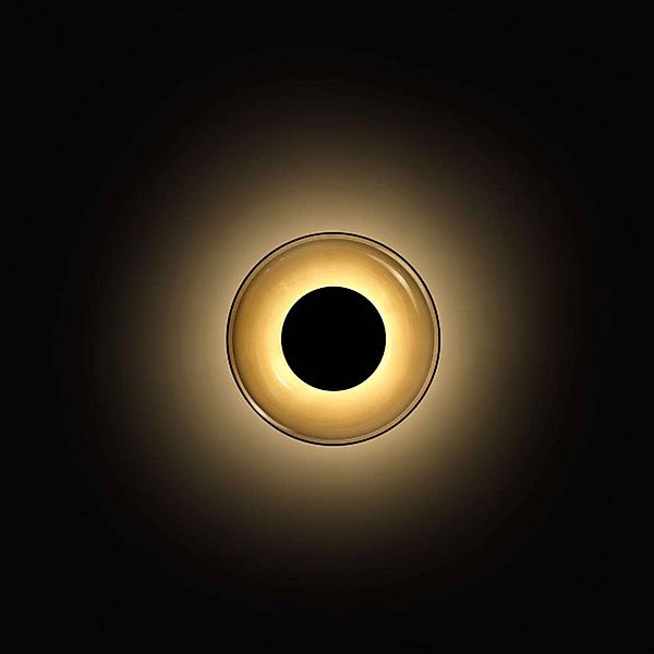 MARSET LED-Wandleuchte Aura, Ø 18 cm, rauchgrau/transparent günstig online kaufen