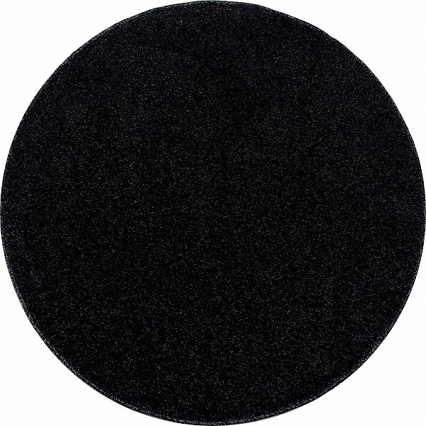 Ayyildiz Teppiche Teppich "ATA" rund 10 mm Höhe Kurzflor, uni, große Farbau günstig online kaufen