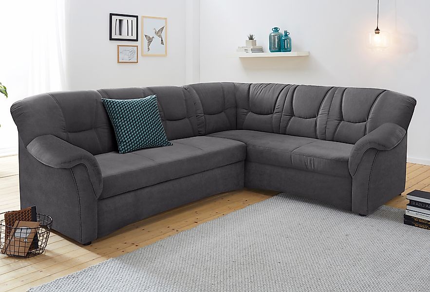 DOMO collection Ecksofa »Sarafina zeitlos und komfortabel, optional mit Fed günstig online kaufen