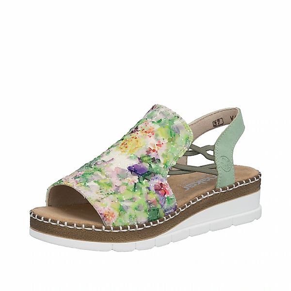 Rieker Sandale Sommerschuh, Sandalette, Keilabsatz, in modischer Optik günstig online kaufen