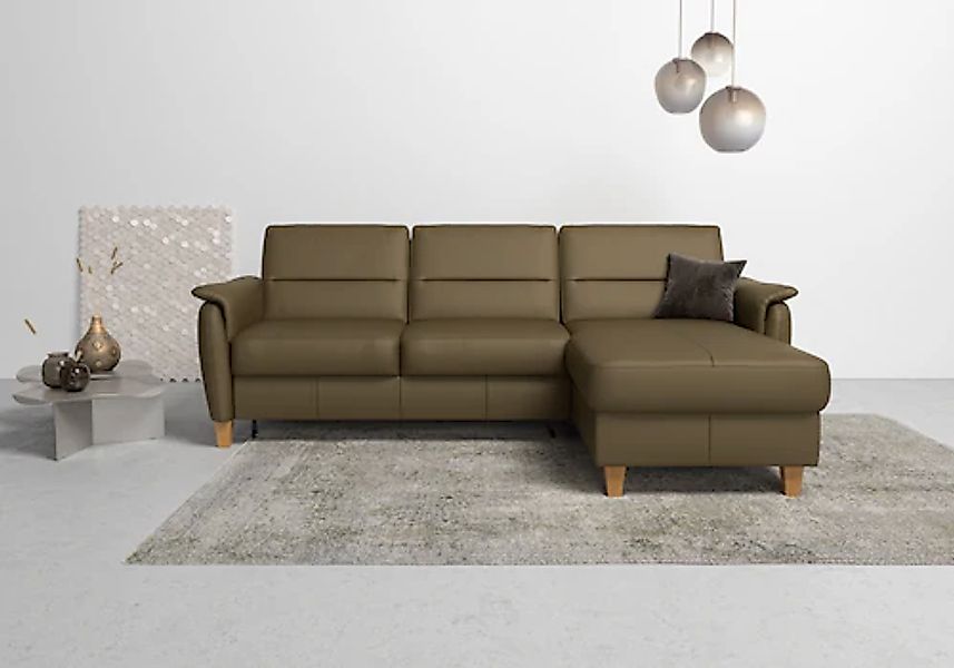 Home affaire Ecksofa »Palmera L-Form, B: 244 cm« optional Bettfunktion & Be günstig online kaufen