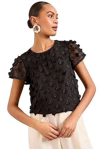 Love & Roses Kurzarmbluse Love & Roses Oberteil mit 3D-Blumenprint, Regular günstig online kaufen