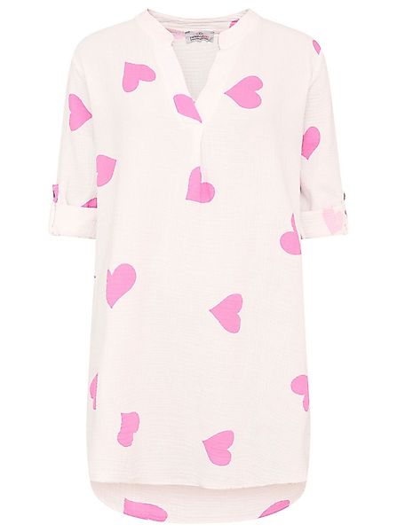 Zwillingsherz Tunikakleid Musselin Tunika/Kleid mit Herzen günstig online kaufen