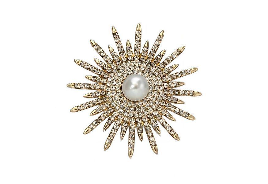 FOUORTUNATE-BEE Brosche Sonnenblumen-Perlenbrosche mit Geschenkbox für Dame günstig online kaufen