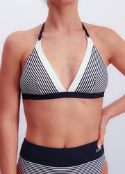 JOOP! Triangel-Bikini-Top Stripes, Träger zum Binden, günstig online kaufen
