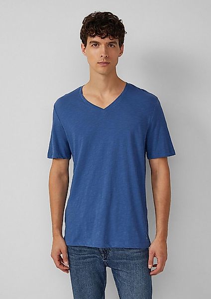 s.Oliver Kurzarmshirt T-Shirt T-Shirt aus Baumwolle mit V-Ausschnitt günstig online kaufen