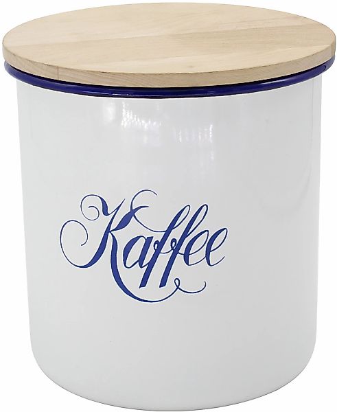 Krüger Kaffeedose "Husum" 1 Stk. tlg. mit Holzdeckel günstig online kaufen