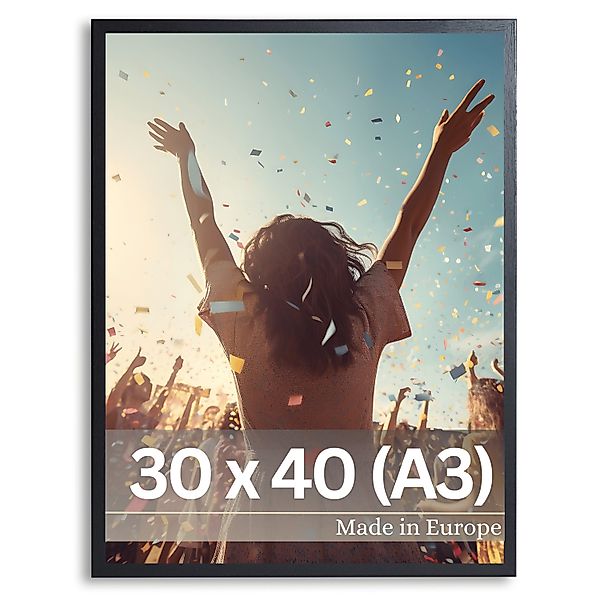 Victor (Zenith) Bilderrahmen Dali, Bilderrahmen Braun 30x40 (A3) cm, Bilder günstig online kaufen