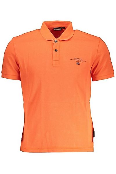 Napapijri Poloshirt Herren Kurzarm-Poloshirt in Rot mit Druck und günstig online kaufen