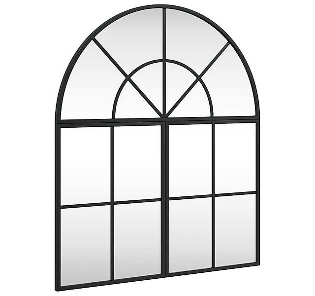 vidaXL Spiegel Wandspiegel Schwarz 60x70 cm Gewölbt Eisen (1-St) günstig online kaufen