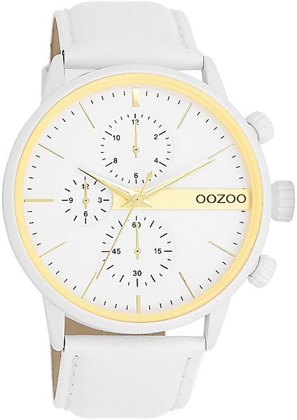 OOZOO Quarzuhr C11313, Armbanduhr, Herrenuhr, Lederarmband, günstig online kaufen