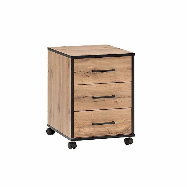 PROREGAL Rollcontainer Panda HxBxT 57 x 40 x 50 cm mit Rollen 3 Schubladen günstig online kaufen