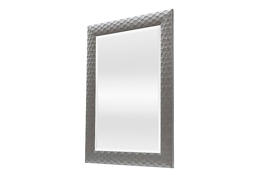 en.casa Wandspiegel, »Ocre« Hängespiegel 84 x 64 cm Silbergrau günstig online kaufen