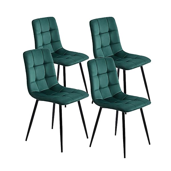 SEEZSSA Küchenstuhl Esszimmerstuhl Stoff, (4er Set), günstig online kaufen