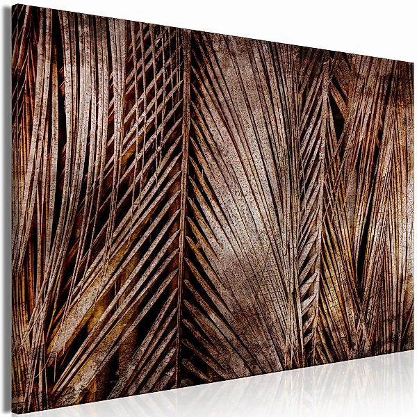 Wandbild - Dark Palms (1 Part) Wide günstig online kaufen