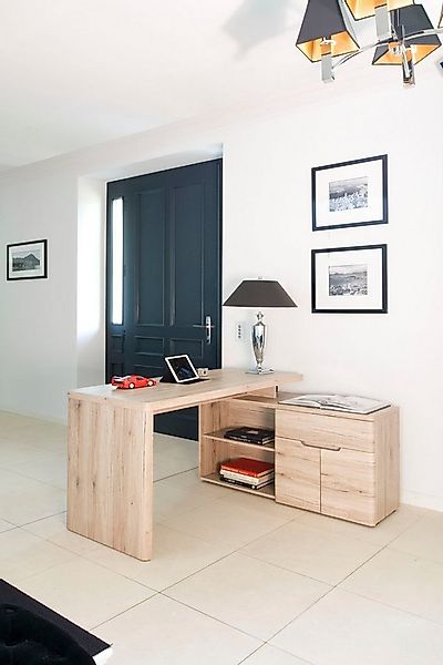 Jahnke Eckschreibtisch CU-LIBRE 150 E (1-St), wechselseitig montierbar günstig online kaufen