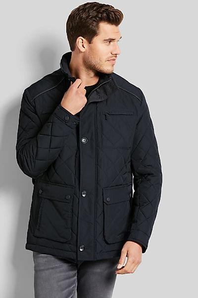 bugatti Langjacke ohne Kapuze im Rautenstepp günstig online kaufen