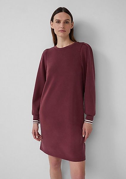 s.Oliver Minikleid Kleid Scuba-Kleid mit Faltendetail am Arm günstig online kaufen