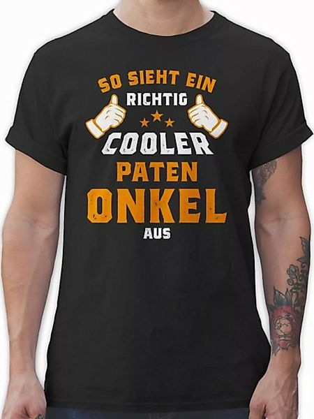 Shirtracer T-Shirt So sieht ein richtig cooler Patenonkel aus I Geschenk Pa günstig online kaufen