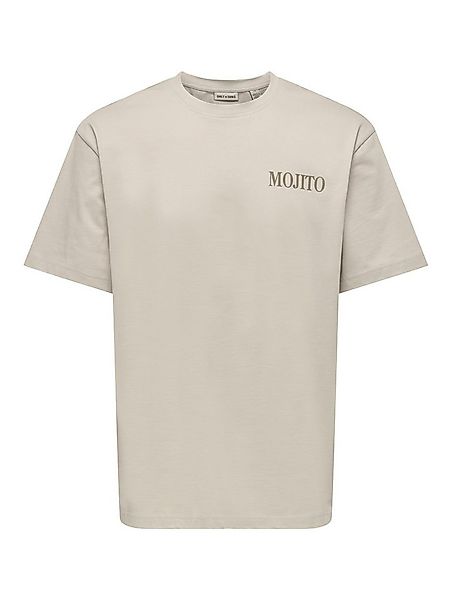 ONLY & SONS T-Shirt ONSFRED LIFE RLX SS PRINT TEE NOOS Baumwolle, relaxed f günstig online kaufen