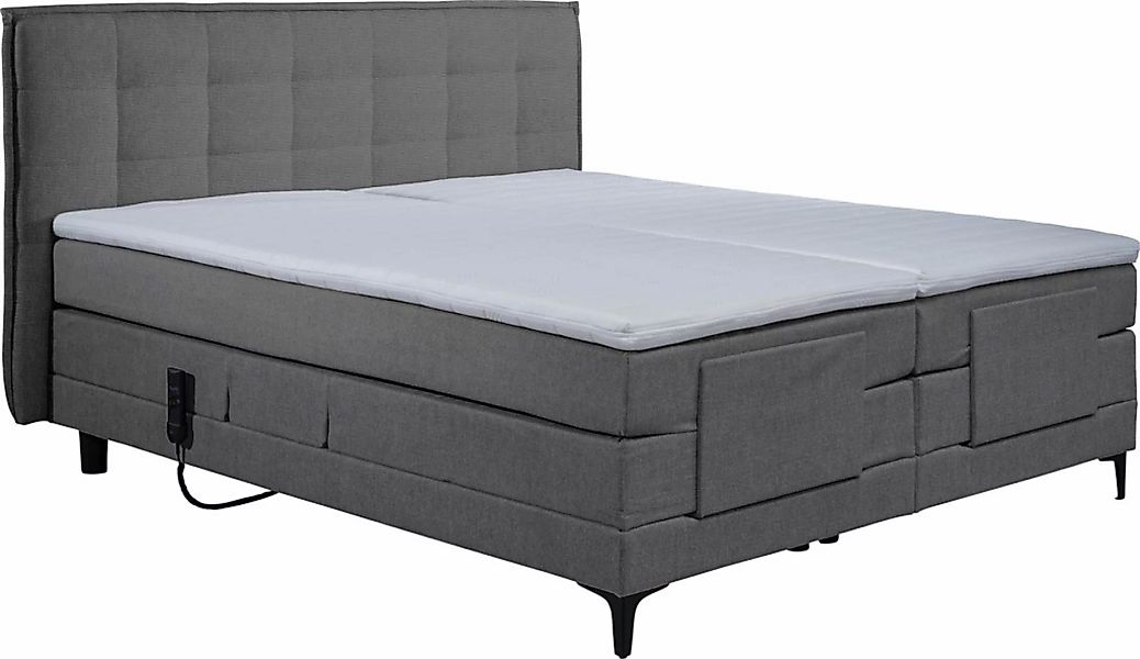 alina Boxspringbett »Edward«, 180x200cm, mit motorischer Verstellung, inklu günstig online kaufen
