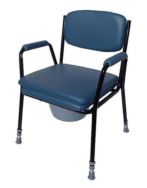 Trendmobil Toiletten-Stuhl Toilettenstuhl Nachtstuhl WC-Stuhl blau, Notdurf günstig online kaufen