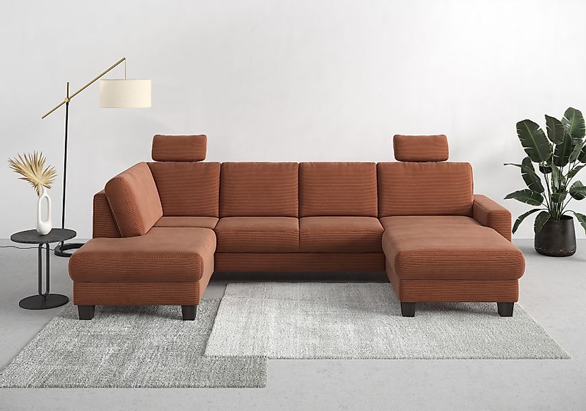 Home affaire Wohnlandschaft »Summer U-Form« mit oder ohne Bettfunktion und günstig online kaufen