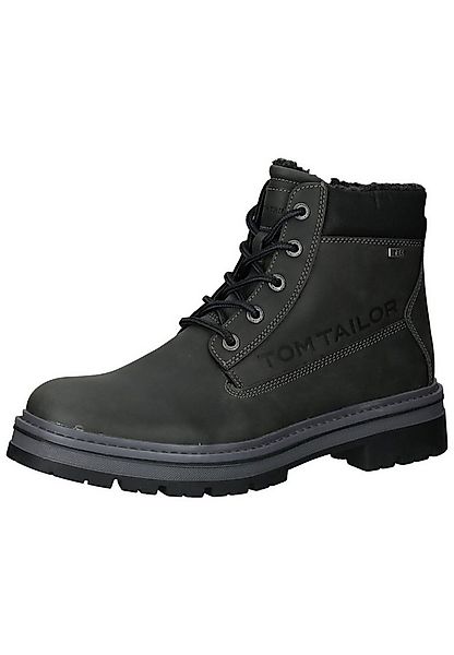 TOM TAILOR Tom Tailor Stiefelette Lederimitat Schnürstiefel günstig online kaufen
