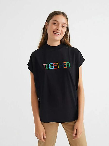 Together T-shirt Women Black günstig online kaufen