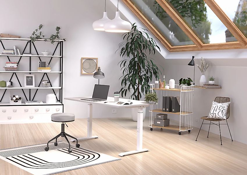 GERMANIA Schreibtisch "Downey" höhenverstellbar von 68-91 cm, verfügbar in günstig online kaufen