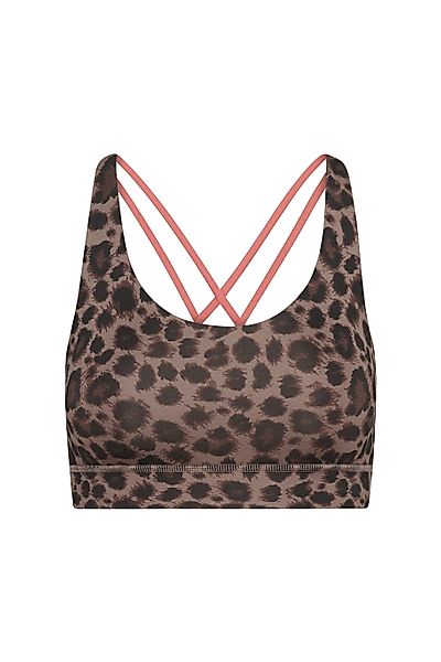 Hey Honey Sport-BH "Criss-Cross Leo Cocoa" günstig online kaufen