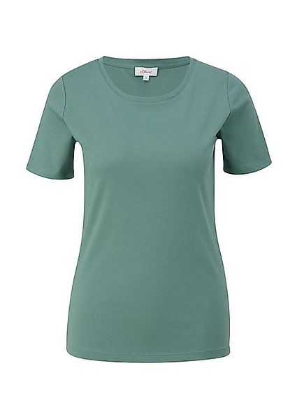 s.Oliver T-Shirt Basic mit Rundhals-Ausschnitt in Slim Fit günstig online kaufen