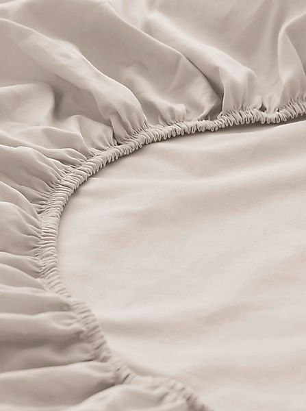 hessnatur Satin Spannbettlaken aus Bio-Baumwolle - gelb - Größe 180x200 cm günstig online kaufen