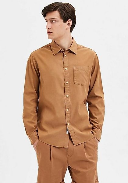 SELECTED HOMME Langarmhemd SLHREGPASTEL-LINEN SHIRT LS günstig online kaufen
