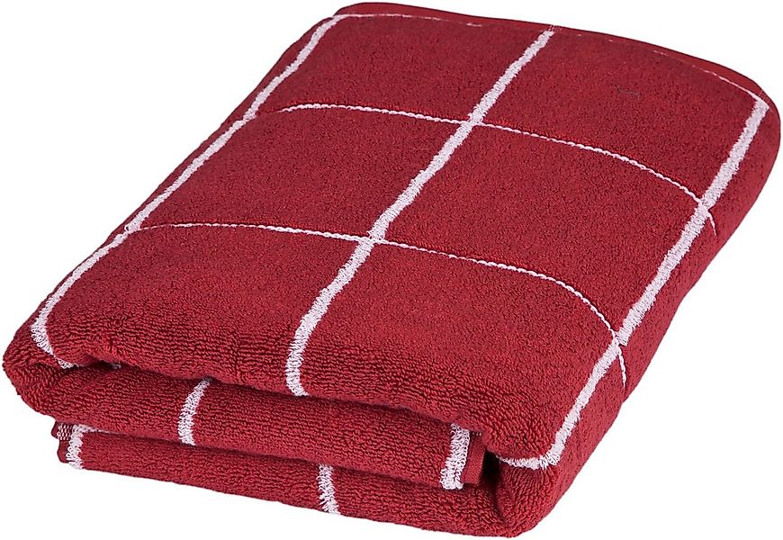 ROSS Duschtuch Uni, Frottier (1-St), Überkaro günstig online kaufen