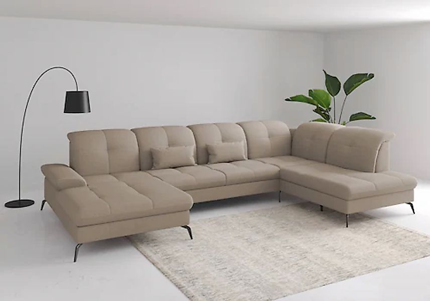 sit&more Wohnlandschaft »Amica«, inkl Sitztiefenverstellung und Armteilvers günstig online kaufen